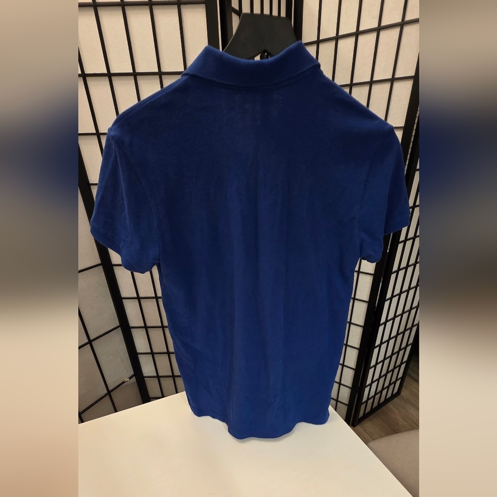 Ralph Lauren Women's Classic Fit Polo in Deep Blue ~ Size Medium - Picture 7 of 9